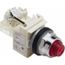 120 V Red Lens LED Press-to-Test Indicating Light, 9001KT38LRR31