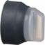 Pushbutton Switch Boot Clear, Round Button, Nonilluminated, 9001KU17