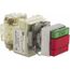 Push-Button Switch, 30 mm Mounting Hole Dia, Momentary, 2NO/2NC, 110 to 120V, Illuminated, 9001KXRG117