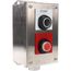 Push-Button Switch, 1.18" Mounting Hole Dia 2NC/NO, 300V, 9001KYSK201