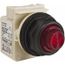 120 V Red Lens Indicating Light, Screw Clamp, Corrosion/Dust/Oil Resistant, 9001SKP38R31