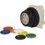 Push-Button Switch, 30 mm Mounting Hole Dia, Momentary, NC/NO, 600VAC, 9001SKR1UH13