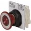 Push-Button Switch, 30 mm Mounting Hole Dia, Maintained, NC/NO, 600VAC, 9001SKR9RH13