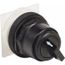 Selector Switch, 2 Positions, Momentary (MO), Black Knob & Push Button, 9001SKS34B