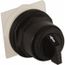 Selector Switch, 3 Positions, Maintained (MA), Black Knob & Push Button, 9001SKS42B