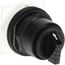Selector Switch, 3 Positions, Maintained (MA), Black Knob & Push Button, 9001SKS43B