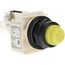 120 V Yellow Lens LED Press-to-Test Indicating Light, Screw Clamp, Corrosion/Dust/Oil Resistant, 9001SKT38LYY31