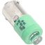 Pilot and Indicator Light Replacement LED Green, 24 VAC, 24 VDC, DL1CJUS0243