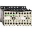 3 Pole Contactor, NO 110Vac at 50/60 Hz, Reversible, TeSys K, LC2K0610F7