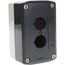 2 Hole, 22mm Hole Diameter, Polycarbonate Pushbutton Switch Enclosure, XALD02H7