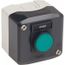 Push-Button Control Station, Momentary, NO, Start 1 Pushbutton Operator, Flush Push Button Operator, 1, 13, 4 & 4X NEMA Rating, Gray, XALD101H29H7
