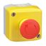 Push Button, 40mm, Yellow, Mushroom, XALK178FH7