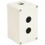 2 Hole, 1.58 Inch Hole Diameter, Zinc Alloy Pushbutton Switch Enclosure, XAPG29502