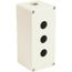 3 Hole, 1.58 Inch Hole Diameter, Zinc Alloy Pushbutton Switch Enclosure, XAPG39503