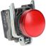 250 V Red Lens Pilot Light, Screw Clamp, XB4BV64
