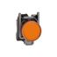 Pilot Light, Harmony XB4, 22mm, Orange, LED, 120 VAC, XB4BVG5