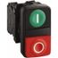 Push-Button Switch, 22 mm Mounting Hole Dia, Momentary, NO/NC, XB5AL73415
