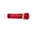 24 V Red Lens LED Pilot Light, Quick Connect Connector, XVLA234