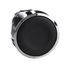Push Button, 22mm, Black, Flush, ZB4BA2