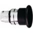 Push-Button Switch, 22 mm Mounting Hole Dia, Momentary, Round, Black Pushbutton, Nonilluminated, Momentary, ZB4BC2
