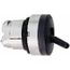 2 Position Selector Switch, Maintained (MA), Black Toggle NEMA13 & 4X, ZB4BD28