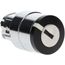 3 Position Selector Switch, Momentary (MO), Black Key NEMA13 & 4X, ZB4BG08