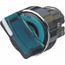 2 Position Selector Switch, Maintained (MA), Green Handle NEMA13 & 4X, ZB4BK1233