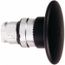 Push-Button Switch, 22 mm Mounting Hole Dia, Momentary, Round, Black Pushbutton, Nonilluminated, Momentary, ZB4BR2