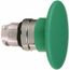 Push-Button Switch, 22 mm Mounting Hole Dia, Momentary, Round, Green Pushbutton, Nonilluminated, Momentary, ZB4BR3
