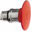 Push-Button Switch, 22 mm Mounting Hole Dia, Maintained & Momentary, Round, Red Pushbutton, Maintained, Momentary, ZB4BS864
