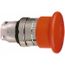 Push-Button Switch, 22 mm Mounting Hole Dia, Maintained & Momentary, Round, Red Pushbutton, Maintained, Momentary, ZB4BT84