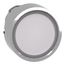 Push Button, Harmony XB4, 22mm, White, LED, Flush, ZB4BW313