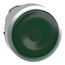 Push Button, Harmony XB4, 22mm, Green, LED, Flush, ZB4BW333