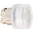 Push-Button Switch, 22 mm Mounting Hole Dia, Momentary, Round, White Pushbutton, Nonilluminated, Momentary, ZB4BW513