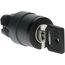 Selector Switch, 3 Positions, Momentary (MO), Black Key, ZB5AG7