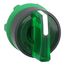 Head for Illuminated Selector Switch, Harmony XB5, 22mm, Grey, LED, ZB5AK1333