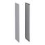 Side Panels, PanelSet SFN, for Electrical Enclosure H1400xd600mm, External Fixing (Set of 2)