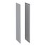 Side Panels, PanelSet SFN, for Electrical Enclosure H2200xd1000mm, External Fixing (Set of 2)