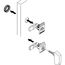Complete Metal Lock Operated w/Key 405 (2). for Spacial CRN Or S3HF Enclosure