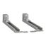 Step Slides w/Brackets for Adjustment Of Mounting Plate In PLM75 and 86 (Set of 4)