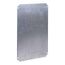 Plain Mounting Plate, for Electrical Enclosure, H1000xw600mm, Galvanised Steel (White)