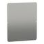 Plain Mounting Plate, for Electrical Enclosure, H1000xw800mm, Galvanised Steel, Reversible