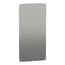 Plain Mounting Plate, for Electrical Enclosure, H1200xw600mm, Galvanised Steel