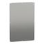 Plain Mounting Plate, for Electrical Enclosure, H1200xw800mm, Galvanised Steel