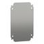 Plain Mounting Plate H300xw200mm, Galvanised Steel