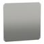 Plain Mounting Plate, for Electrical Enclosure, H600xw600mm, Galvanised Steel