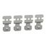 4 Wall Fixing Brackets In Stainless Steel Aisi 304 for Spacial S3x Electrical Enclosure