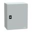 Wall Mounted Polyester Electrical Enclosure, Thalassa PLM, Plain Door, 308x255x160mm, LP66, IK10, RAL7035