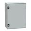Wall Mounted Polyester Electrical Enclosure, Thalassa PLM, Plain Door, 430x330x200mm, LP66, IK10, RAL7035