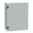 Wall Mounted Polyester Electrical Enclosure, Thalassa PLM, Plain Door, 530x430x200mm, LP66, IK10, RAL7035
